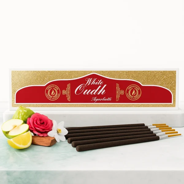 White Oudh | Woody Agarbatti | Incense Sticks for Home