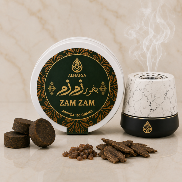Zam | Musk Woody Bakhoor | Home and Prayer Fragrance