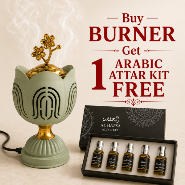 AL SAFA Electric Bakhoor | Bakhoor Burner Gift Set | for Men and Women